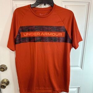 Under Armour Orange Short Sleeve Performance Tee